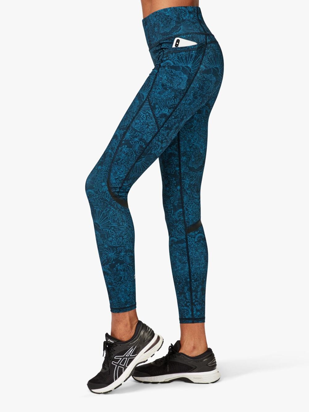 Beetle Blue Fearne Cotton x Sweaty Betty The Zero Gravity 7/8 Leggings XXS